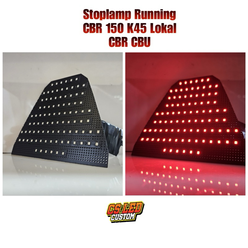 stoplamp running cbr 150r lokal / cbr k45 / cbr cbu 11 mode led strip