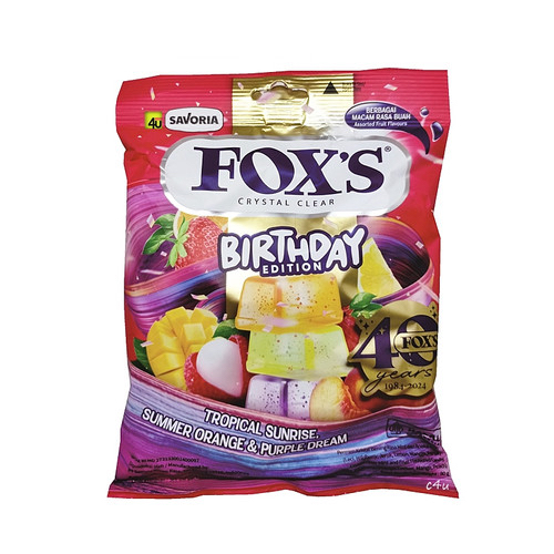 

Fox's permen birthday edition isi 2 x 80 gram