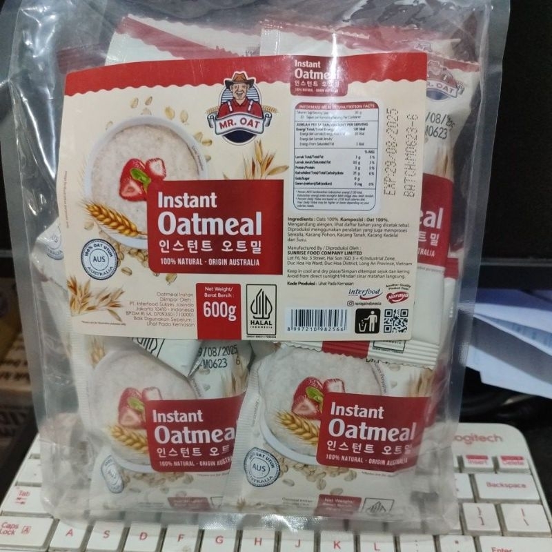 

Instant Oatmeal 100% Natural Origin Australia