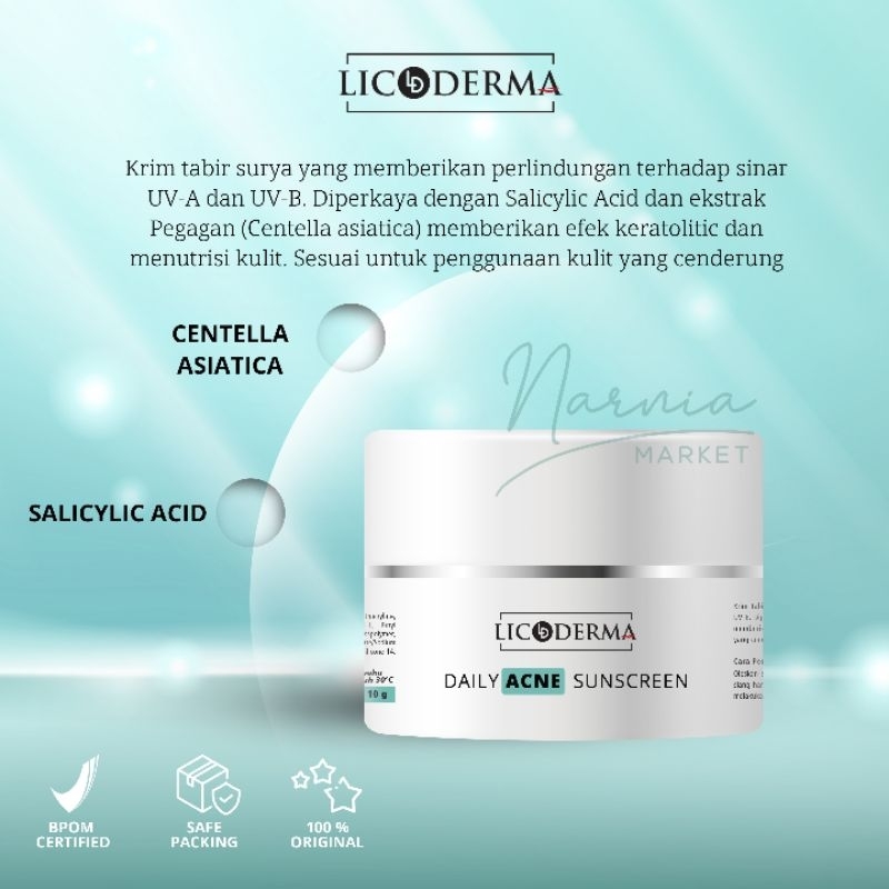 LICODERMA Daily Acne Sunscreen