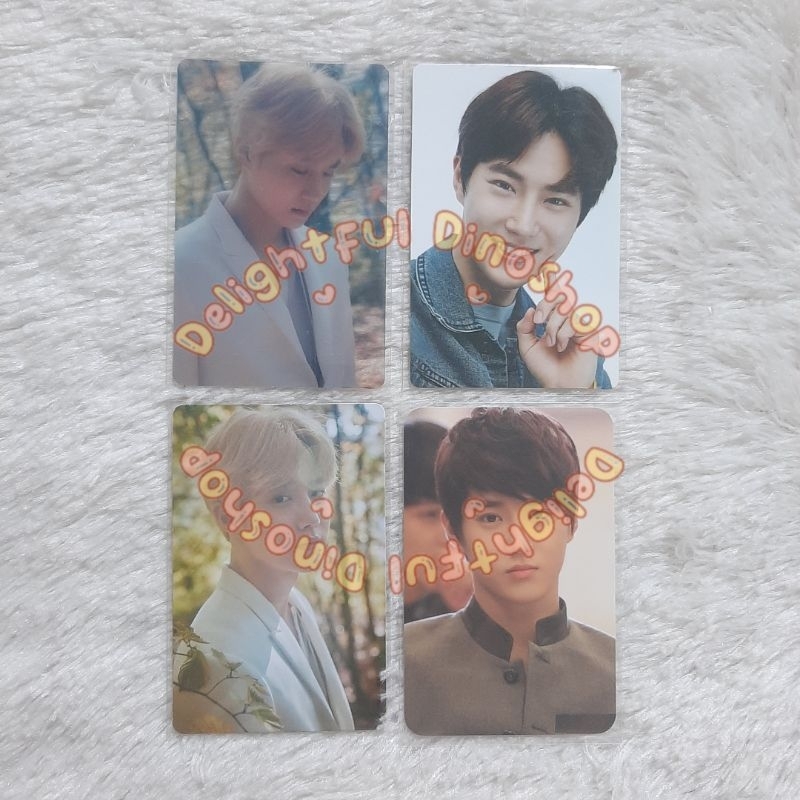 (READY STOCK) EXO SUHO ELYXION CARD WALLET SET CLEAR PC + ELYXION LETS GO PHOTOCARD PC