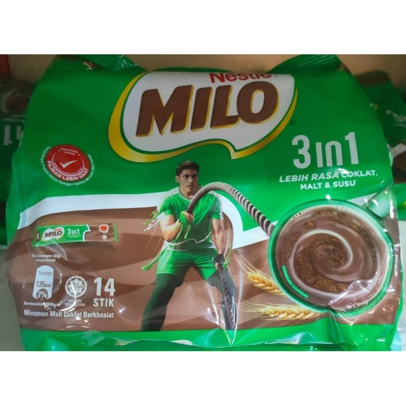 

Milo 3in1 Sashet 14stik 1dus NEW