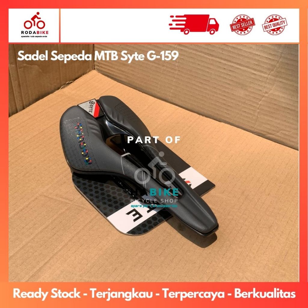 Sadel Sepeda MTB Syte G-159 Shadow Model GEL Sepeda MTB/MINION/FIXIE Federal