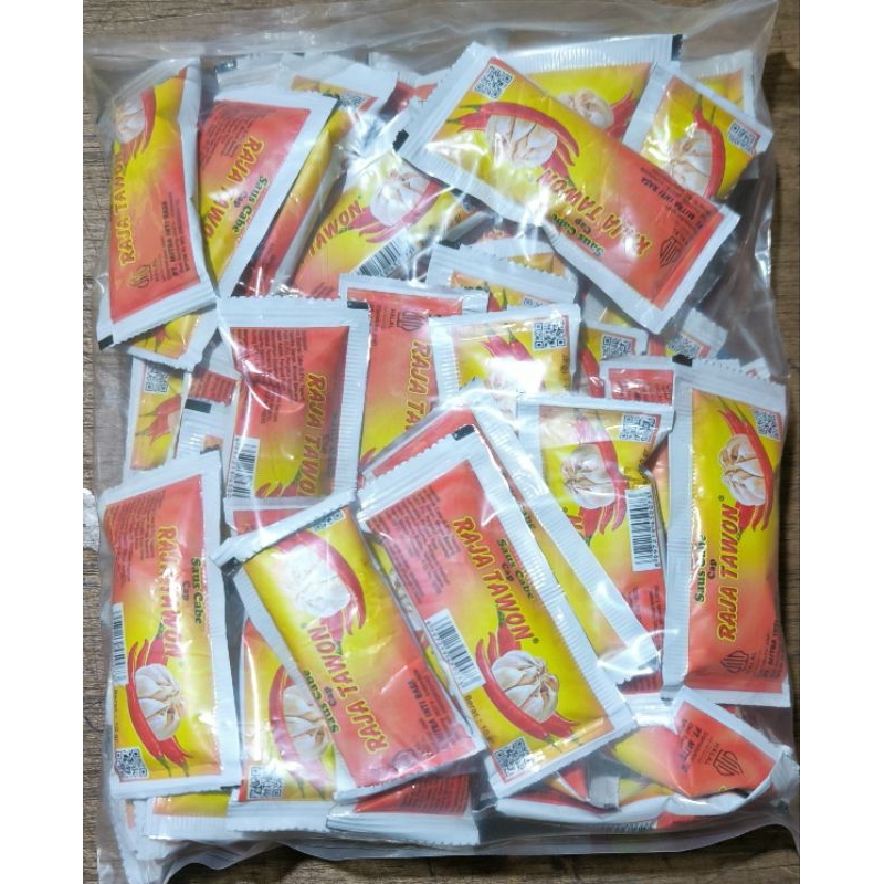 

saus sambal enak sachet pack ± 500gr ± 50 saos