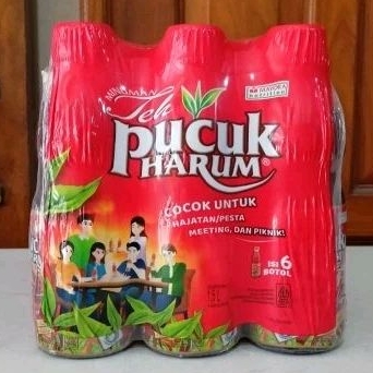 

Teh Pucuk Harum 250 ml x 6 pcs (ada sedotannya)