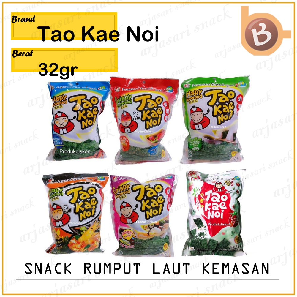 

Tao Kae Noi Seaweed Snack 32gr