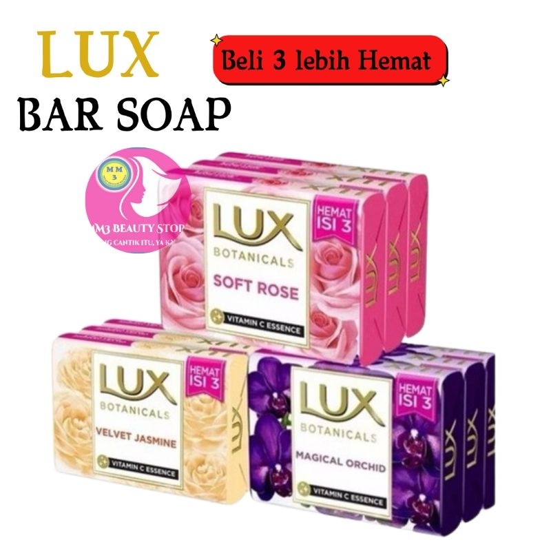 Lux  Sabun Batang 100g @3pcs