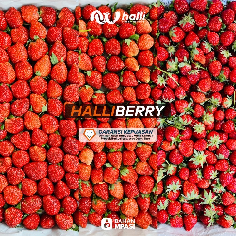 

Halliberry, Strawberry. Dipetik Matang, Manis Alami!
