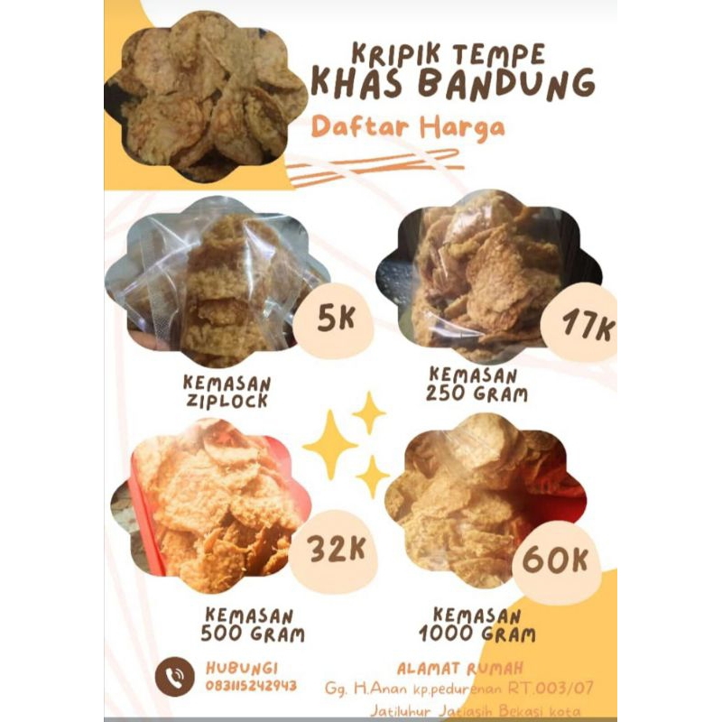 

keripik tempe1kg