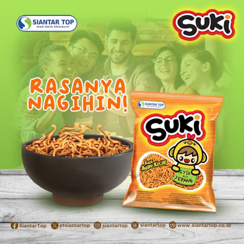 

Mie suki renteng isi 10pcs / Siantar top suki renteng / Mie suki renteng murah / Mie stik ala jepang