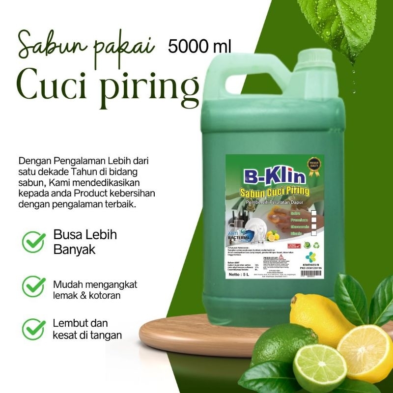 B-Klin Sabun Cuci Piring - 5000 ml