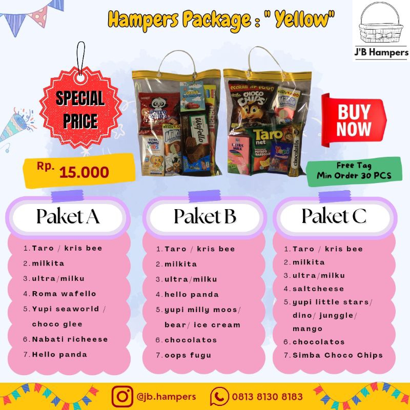 

Hampers Package : "Yellow