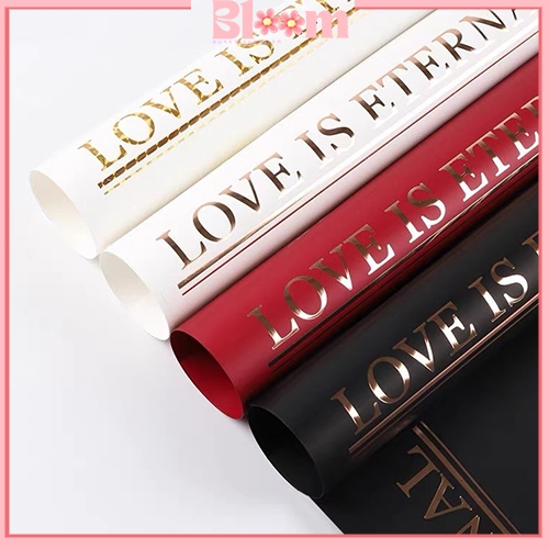 

Kertas Buket Bunga Love is Eternal Flower Wrapping Paper Cellophane KB6205