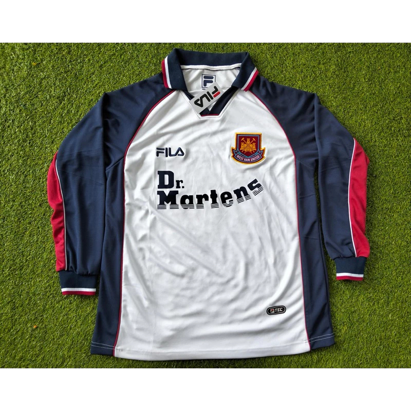 Jersey Retro Vintage Westham Away 1999 LS