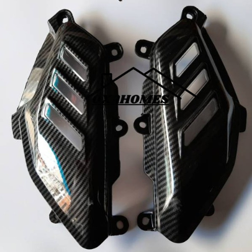 Variasi Cover Tutup Bodi Samping Aksesoris Motor Yamaha Nmax 2014 2019 Motif Karbon