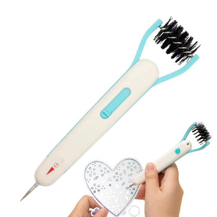 

BYL [FREE PAD] 2-in-1 Die Brush Piercer Scraper Weeding Tools For Removing Excess Paper From Dies,