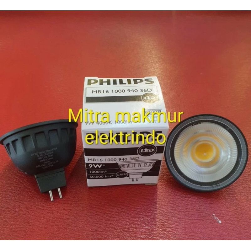 Master led mr16 9w philips / lampu master led mr16 9w / led master 9w mr16 36-48v