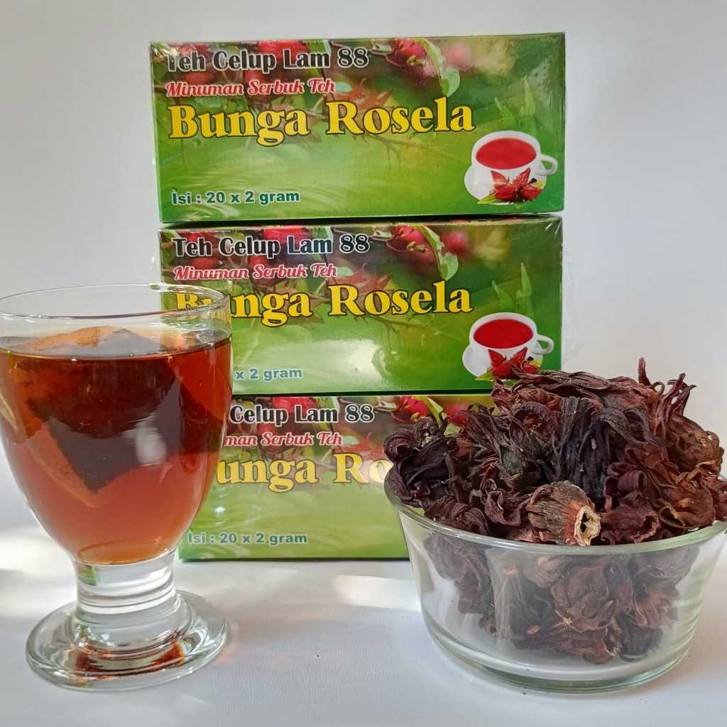 

Teh Celup Bunga Rosella Merah LAM88 - Teh Celup Rosella Merah Premium
