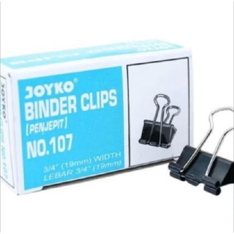 

JOYKO BINDER CLIP/PENJEPIT KERTAS JOYKO NO.107