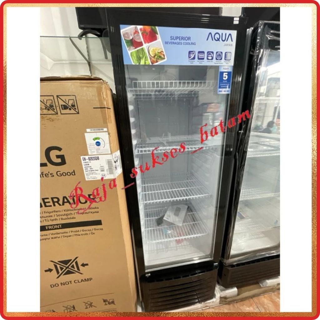 SHOWCASE AQUA AQB-231 220 LITER - 3 RAK batam