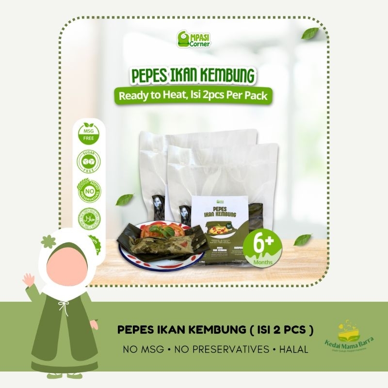 

Pepes Ikan Kembung by Mpasi Corner | Catering Mpasi Homemade Siap Saji | Frozen Food Mpasi Bayi Anak