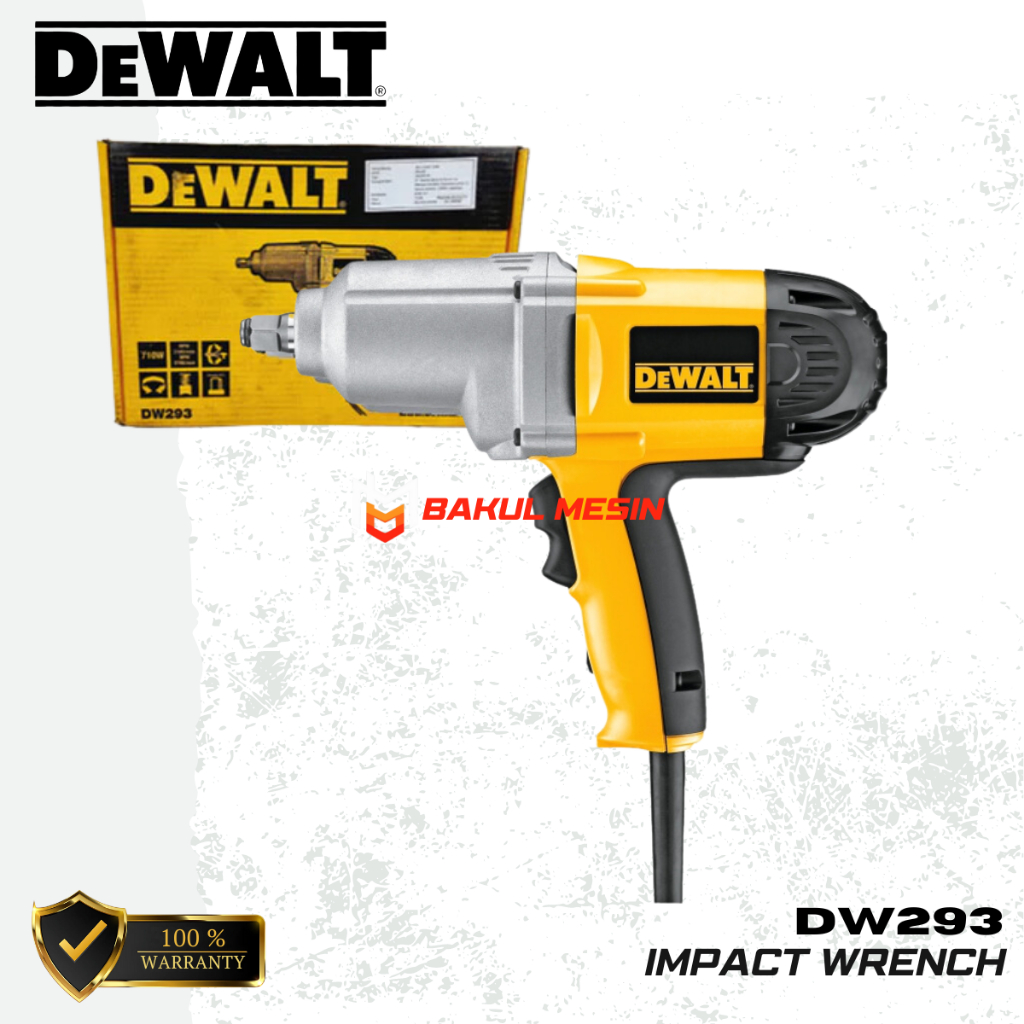 DEWALT DW293 IMPACT WRENCH DW 293 MESIN PEMBUKA BAUT 1/2inch