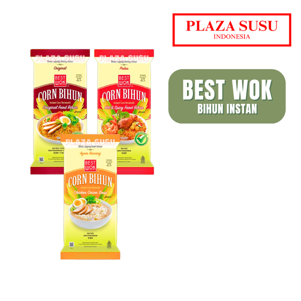 

BIHUN INSTAN BEST WOK BIHUN GORENG BIHUN KUAH CHICKEN BAWANG INSTANT RASA ORIGINAL HOT&SPICY