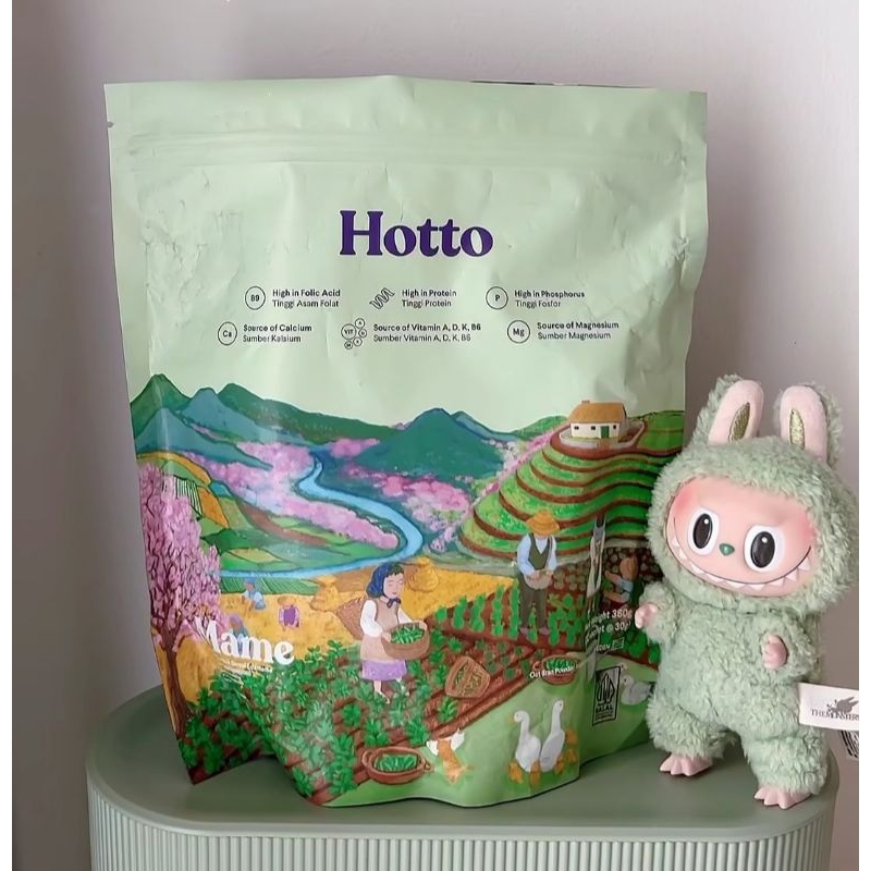 

Hotto Mame Protein Multigrain with EDAMAME 1 Pouch isi 12 Sachet