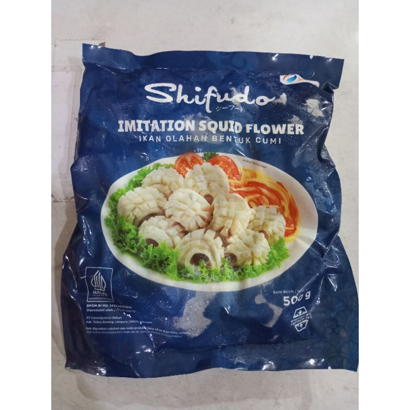 

Shifudo imitas squid flower 500gr/Kembang cumi olahan ikan