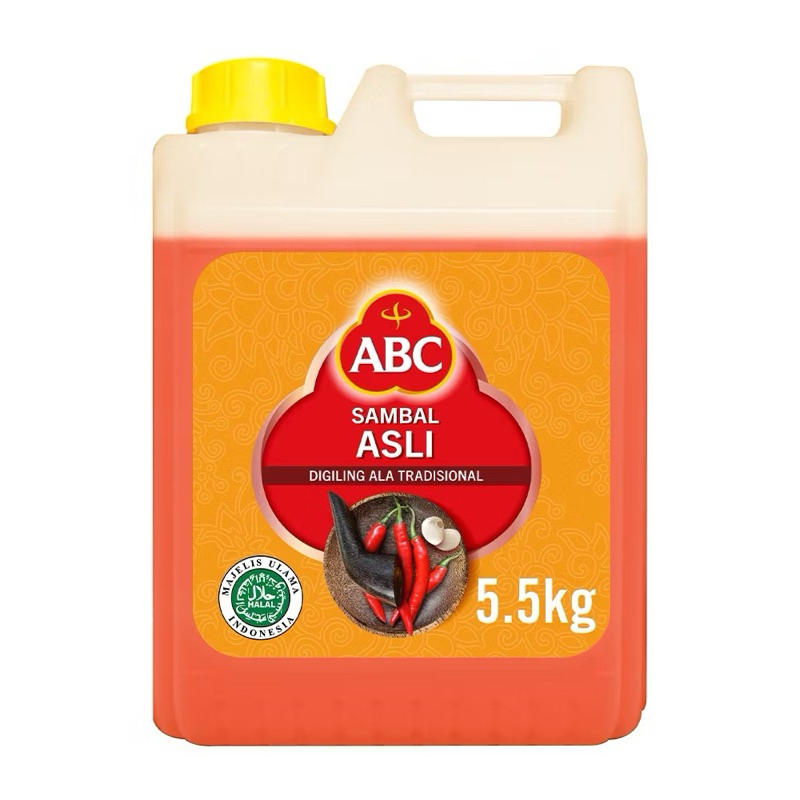 

ABC Saus Sambal 5,5kg / Kemasan Jirigen