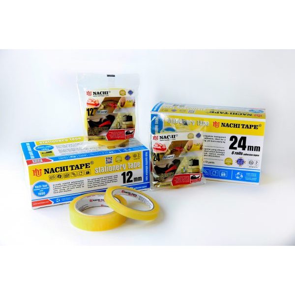 

6 pcs (1 kotak) Selotip / Stationery tape Nachi 24mm