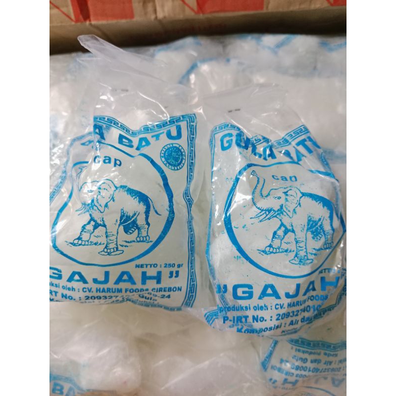 

Gula Batu Putih Cap Gajah 250gr