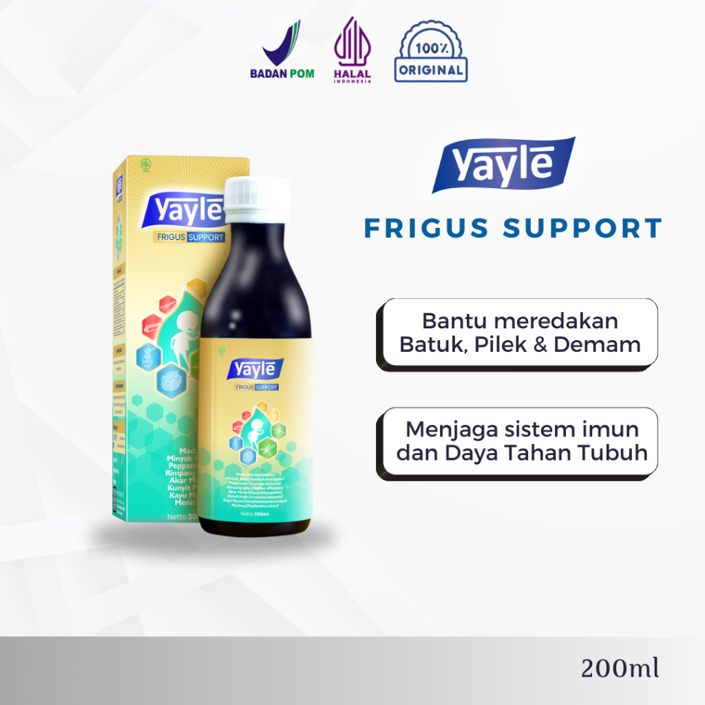 Yayle Frigus 200ml Vitamin Untuk Anak Batuk Pilek