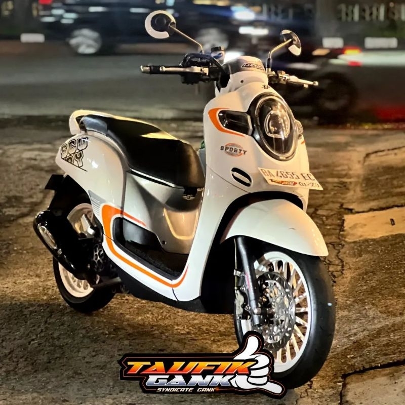 STRIPING STANDAR ORI HONDA SCOOPY NEW sporty 2017 LIS STICKER DECAL NEW SCOOPY 2018 sporty