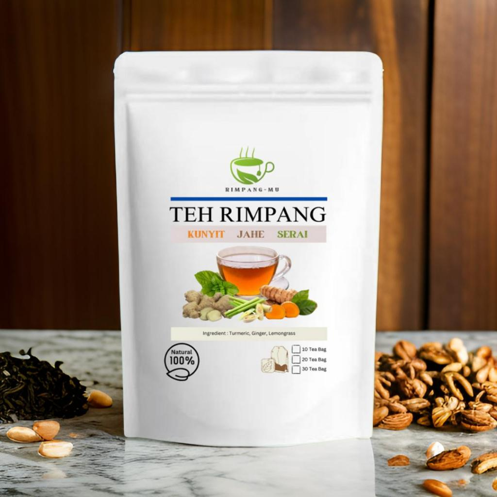 

Teh Kunyit Jahe dan Serai isi 10 | 20 | 30 Tea Bag by RIMPANG-MU Teh Rimpang Detox PROMIL Pelancar HaidTeh Celup