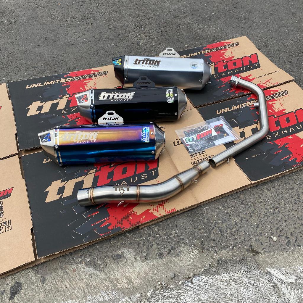 Knalpot Cbr150, CbrFacelift, Cbr K45R, Cbr150r, R15v2, R15V3, R15v4, Ninja Ls Mono Original Triton E