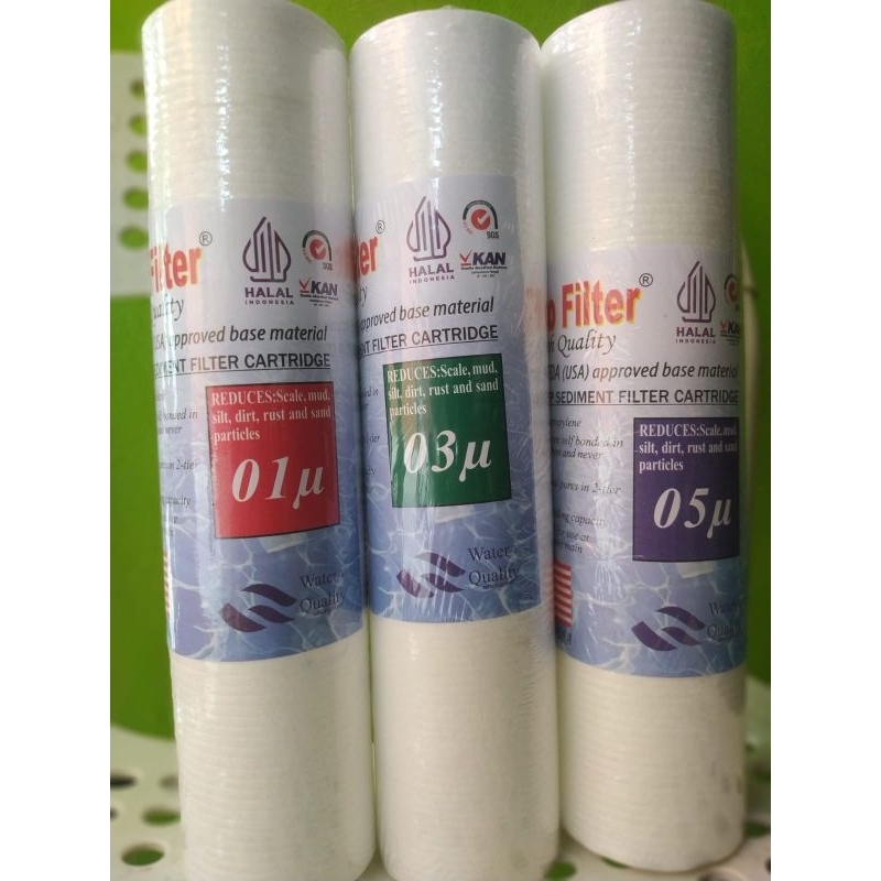 Nano filter air isi ulang 3 tipe 01filter - 03filter- 05filter