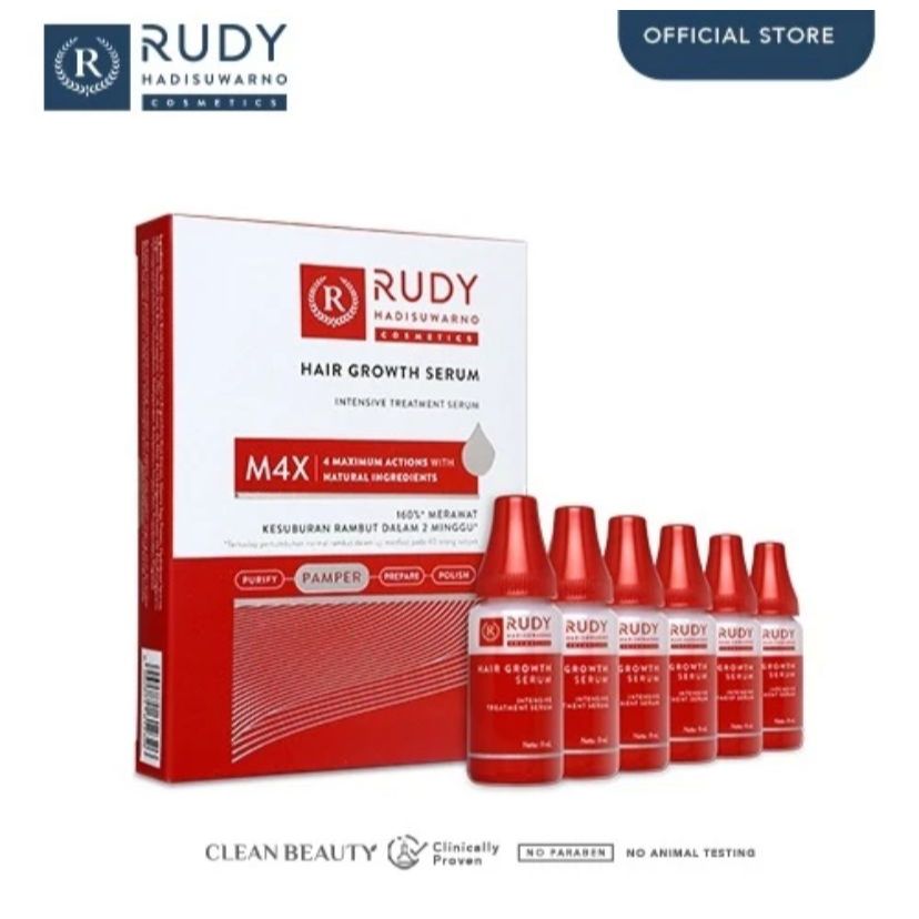 Glowmart ❤️ Rudy Hadisuwarno Cosmetic hair Growth Serum | Serum Rambut | Serum Rudy Hadisuwarno