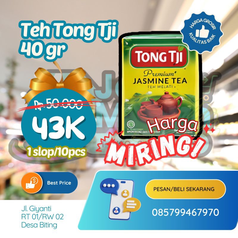 

Teh Tong Tji Premium 40gr
