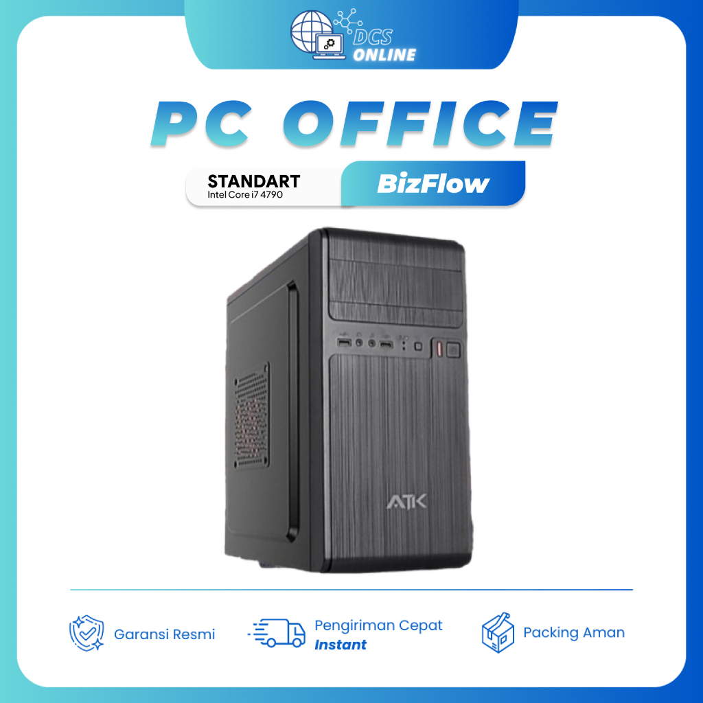 PC KOMPUTER RAKITAN DESAIN GRAFIS OFFICE INTEL CORE i7 4790 | BizFlow