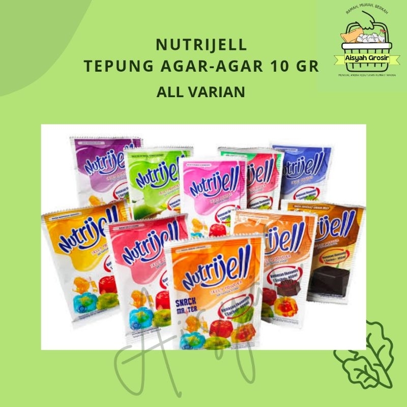 

NUTRIJELL - TEPUNG AGAR-AGAR 10 GR - ALL VARIAN - EXPIRED AMAN