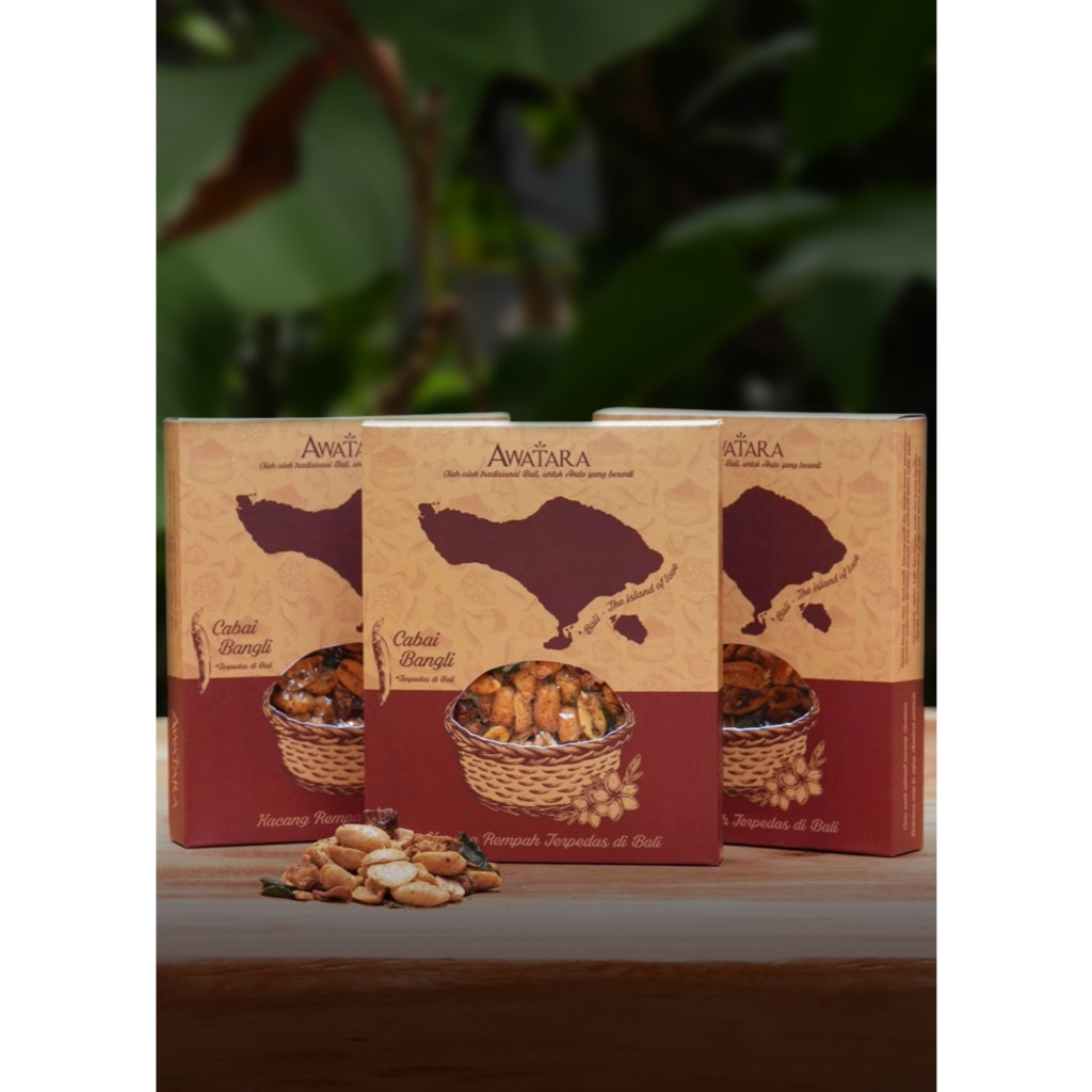 

Awatara Kacang Rempah Warisan pedas Bali Bawang Food Snacks Cemilan
