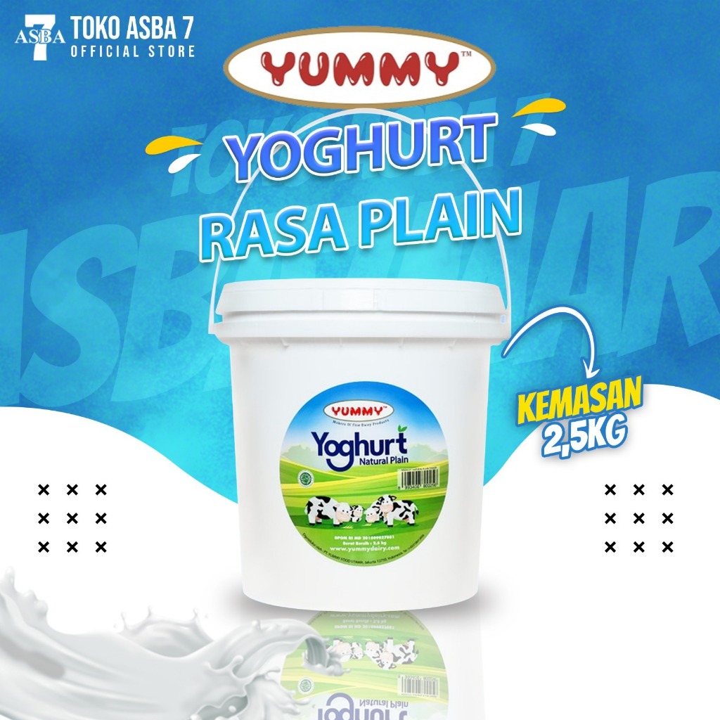 

YUMMY YOGHURT NATURAL PLAIN 2.5KG