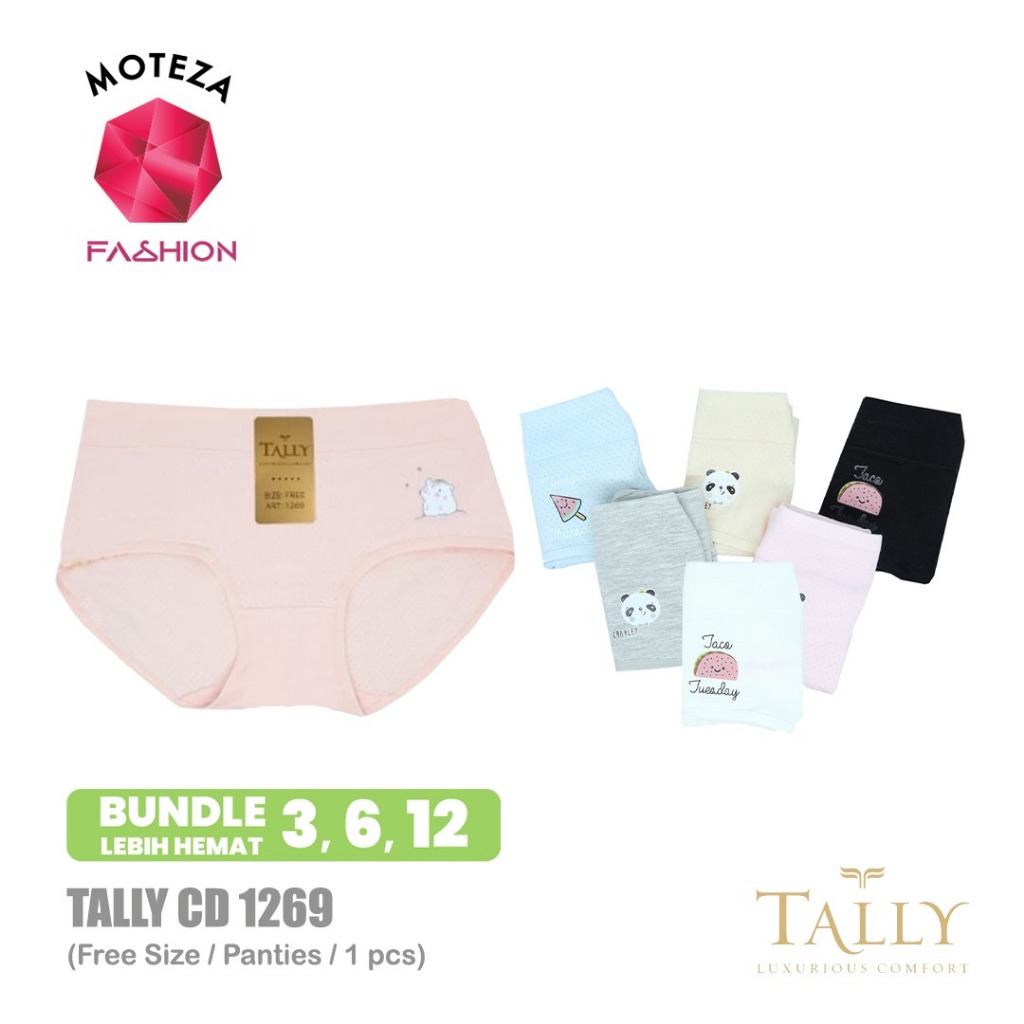 OK BUNDLE ISI 3 ; 6 Tally 1269 ; 1453 CD Celana Dalam Anak Perempuan Remaja ABG Teen Panties Katun