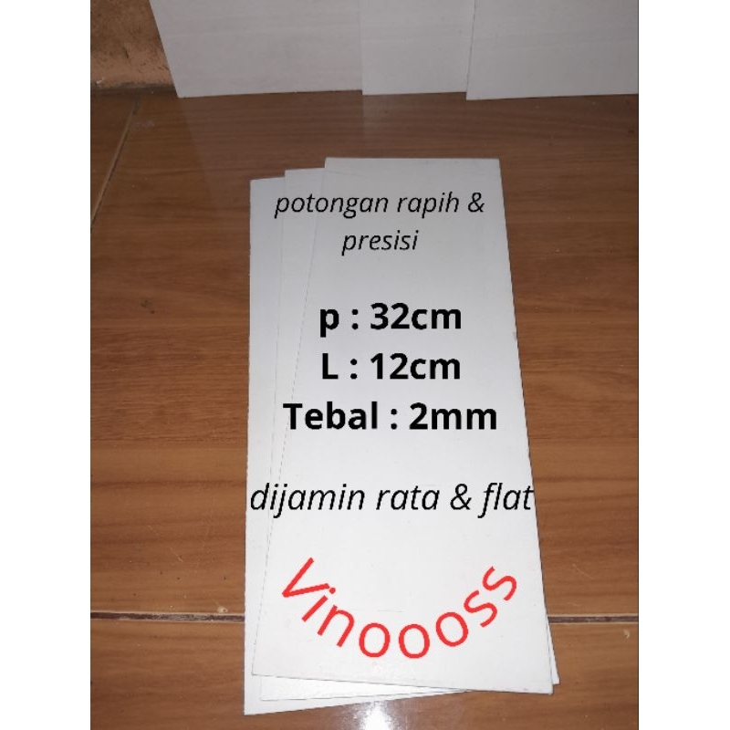 pipa paralon/PVC lembaran 2mm 32cm x 12cm