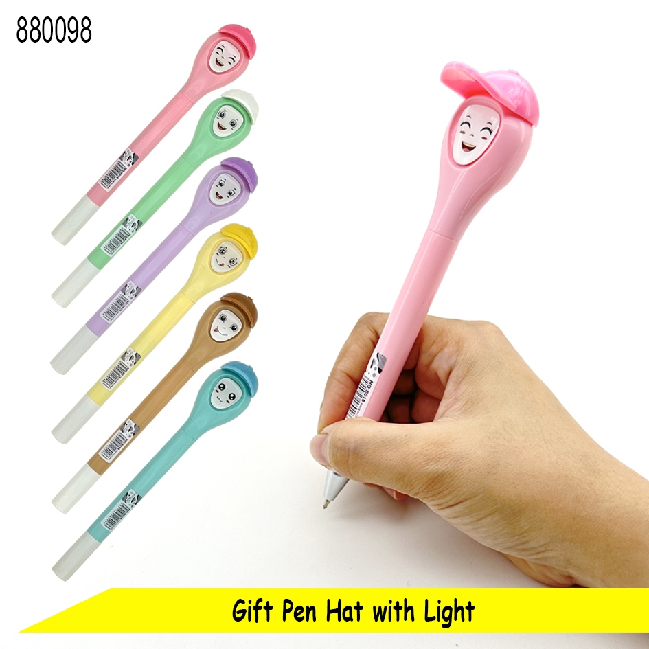 

Pena Lampu Topi Gift Pen Hat with Light