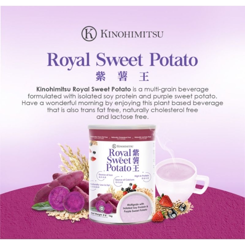 

Kinohimitsu Superfood Royal Sweet Potato 1 Kg Original