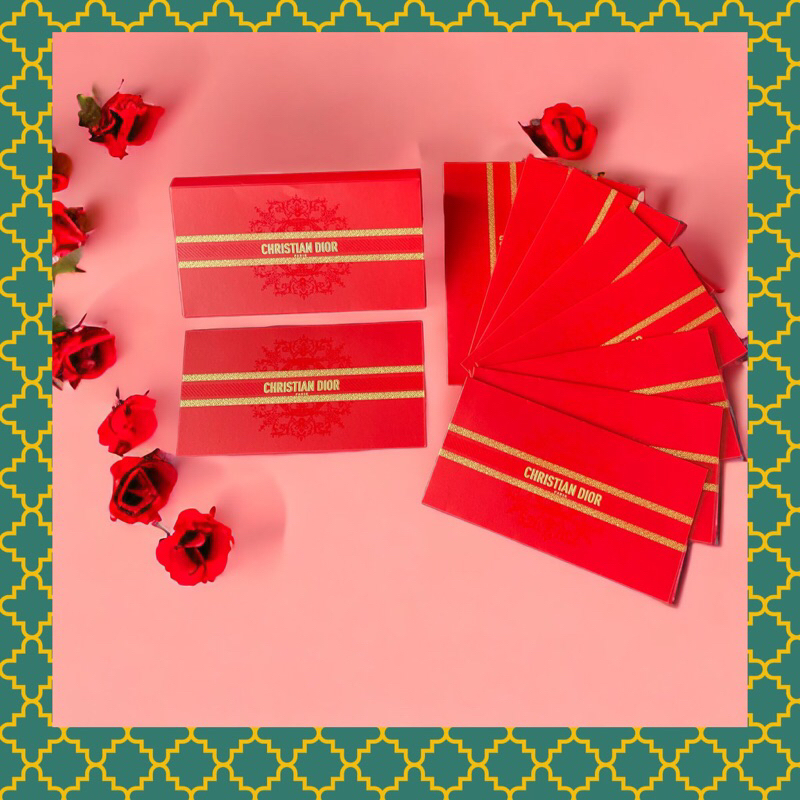 

Christian Dior Chinese New Year Envelope / Amplop Angpau satu set isi 8pcs