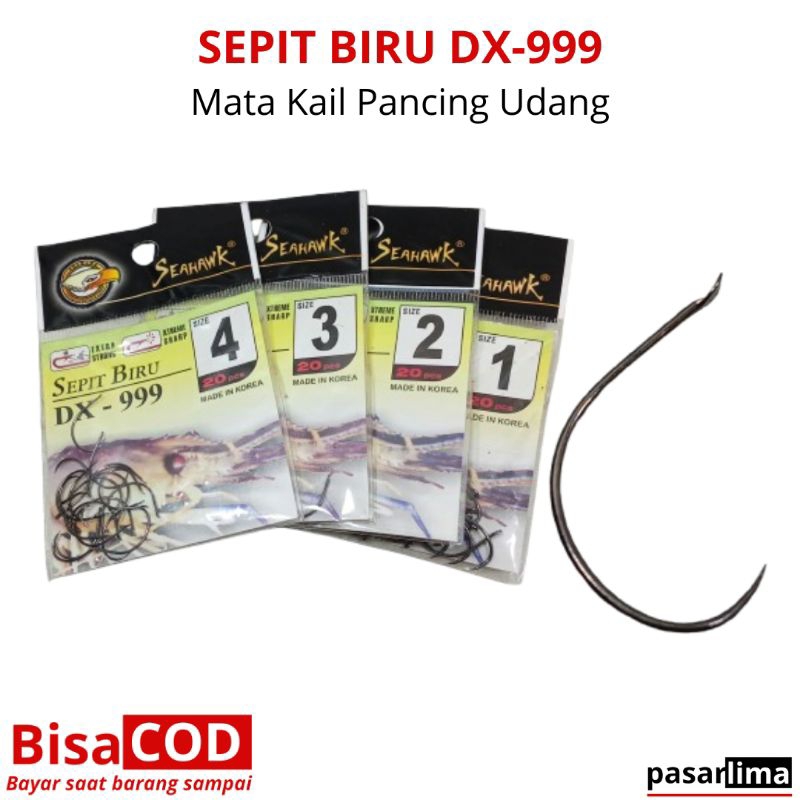 Mata Kail pancing udang SEPIT BIRU DX-999