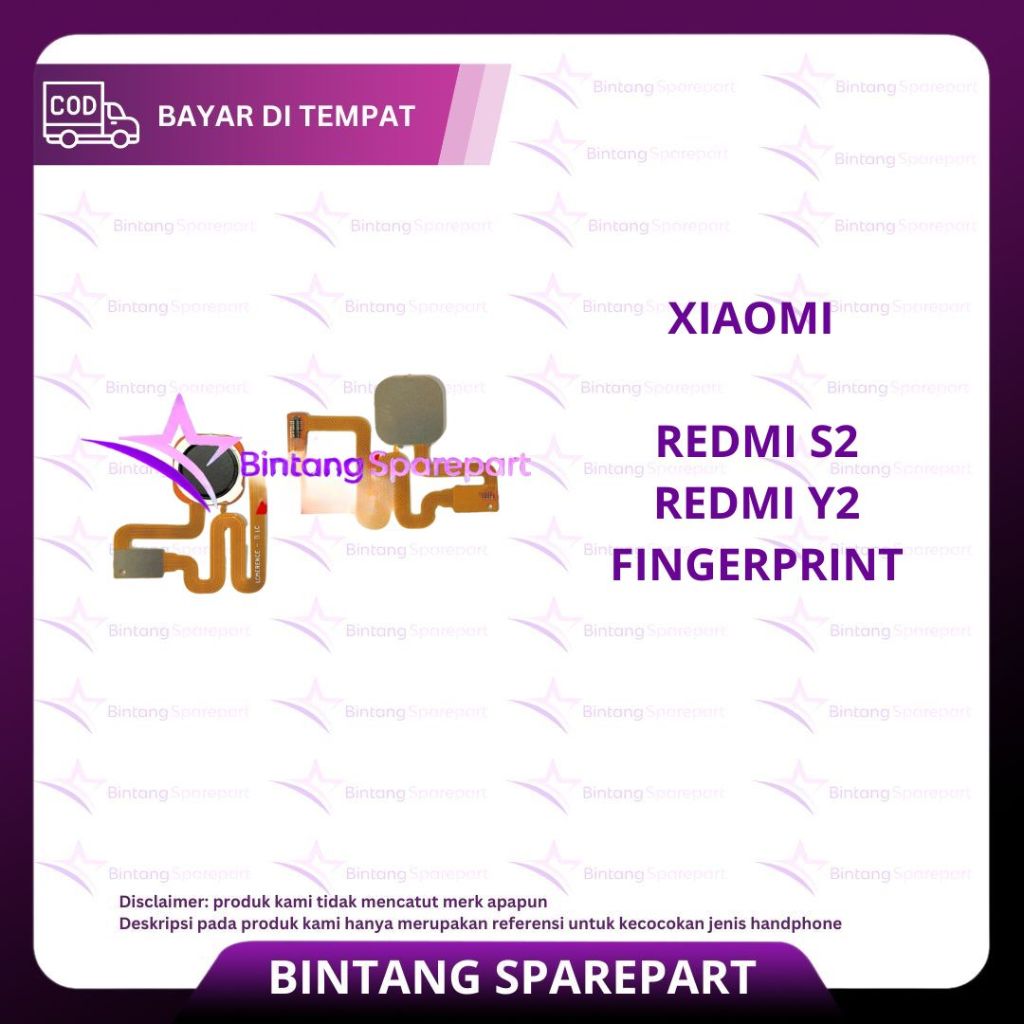 FLEXIBEL XIAOMI REDMI S2 / REDMI Y2 + FINGERPRINT ORI